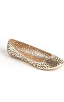 kenneth cole gold flats