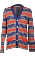 Marc By Marc Jacobs Neon Trim Cardigan in Blue for Men (estate blue multi) | Lyst