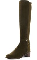 stuart weitzman green boots