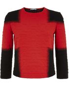 Alexander McQueen Embossed Flower Crop Top - Lyst