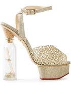 Charlotte Olympia Bottle Platform Sandals - Lyst
