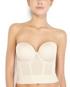 Wacoal Red Carpet Long Line Bustier Bra - Lyst