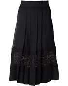 Lanvin Lace Skirt - Lyst