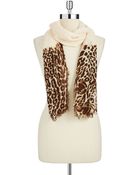 Lauren by Ralph Lauren Leopard Print Scarf - Lyst