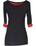 Donna Karan New York Short Sleeve Tshirt - Lyst