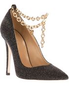DSquared2 Glittery Chain Stiletto Pump - Lyst