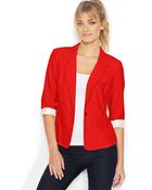 Kensie Three-quarter-sleeve Blazer - Lyst
