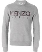 Kenzo Printed Sweatshirt - Lyst