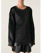 Anne Vest Zipped Side Oversized Sweatshirt - Lyst