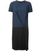 Cedric Charlier Contrast Shift Dress - Lyst