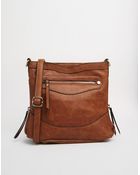 Oasis Sandy Cross Body In Tan - Lyst