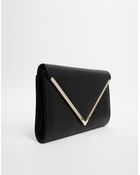 Aldo Oversized Clutch Bag in Black - Lyst