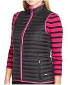 Lauren by Ralph Lauren Plus Size Quilted Vest - Lyst