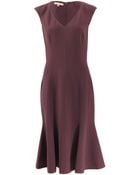 Michael Kors V-Neck Fitted Dress - Lyst