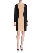 Michael Kors Double-Face Stretch Wool Sheath Dress - Lyst