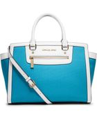Michael Kors Michael Large Selma Topzip Satchel - Lyst