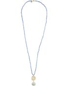 Ashiana 22 Carat Goldplate Beaded Necklace - Lyst