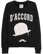 Zoe Karssen Daccord Cottonblend Jersey Sweatshirt - Lyst