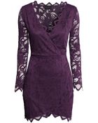 H&M Lace Dress - Lyst
