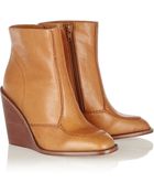 See By Chloé Leather Boots - Lyst