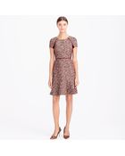 J.Crew Mixed Tweed Dress In Metallic - Lyst