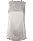 Brunello Cucinelli Loose Fit Tank Top - Lyst
