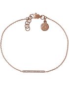 Michael Kors Rose Gold Tone Crystal Bracelet - Lyst
