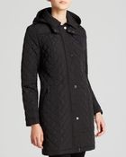 Calvin Klein Coat - Hooded Quilted - Lyst