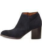 Alberto Fermani Anzio Low-Cut Suede Ankle Boot - Lyst