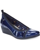 Anne Klein Ak Bailout Sport Wedge Pumps - Lyst