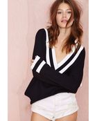 Nasty Gal Boys Club Sweater - Navy - Lyst