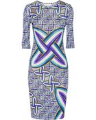 Peter Pilotto Edie Printed Jersey Dress - Lyst
