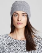C By Bloomingdale's Cashmere Cable Knit Hat - Lyst