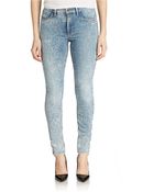 Guess Acid Wash Skinny Jeans - Lyst