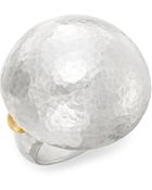 Gurhan Sterling Silver & 24K Yellow Gold Round Dome Ring - Lyst