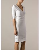 Antonio Berardi Fitted Dress - Lyst