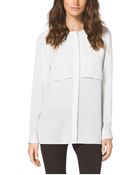 Michael Kors Layered Silk Blouse - Lyst