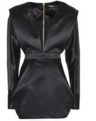 Balmain Wool And Silk-Blend Dress - Lyst