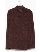 Violeta By Mango Twill Alpaca-Blend Jacket - Lyst
