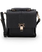 Saks Fifth Avenue Top-Handle Shoulder Satchel - Lyst