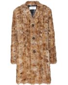 Saint Laurent Fur Coat - Lyst