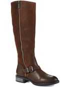 Circus By Sam Edelman Suede Riding Boots - Lyst