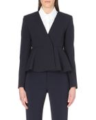 Sportmax Textured Peplum Jacket - Lyst