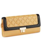 Calvin Klein Geneva Leather Quilted Clutch - Lyst