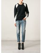 Iro Panelled Sweater - Lyst