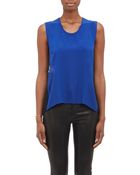 Mason by Michelle Mason Lace-Inset Silk Tank - Lyst