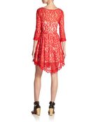 Free People Floral Lace Dress - Lyst