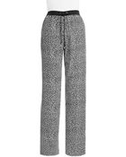 MICHAEL Michael Kors Petite Patterned Crepe Pants - Lyst