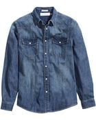 H&M Denim Shirt - Lyst