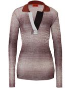 Missoni Variegated Knit Polo - Lyst